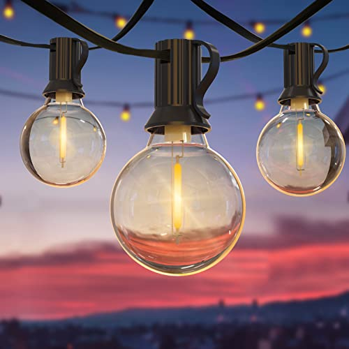 BESCOST Luci da Esterno Giardino 15M con 25+3 Lampadine Catena Luminosa Esterno IP44 Impermeabile,Lucine da Esterno Giardino Catena di Luci per Gazebo Balcone Terrazza Patio Pergola Matrimonio Natale