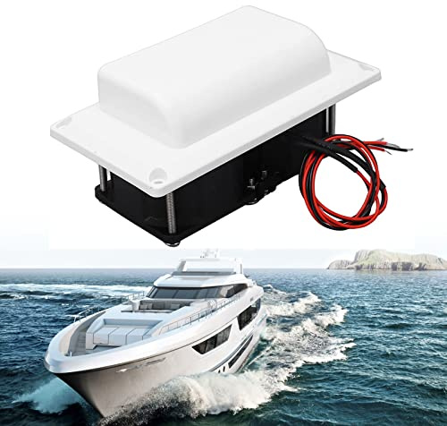 Opaltool Abluftventilator 12V Seite Air Vent Fan, 8500 rpm Wohnmobil Side Air Vent Ventilation Caravan Abluftventilator Modified Zubehör für RV Wohnwagen Wohnmobil Anhänger Boot Marine Yacht