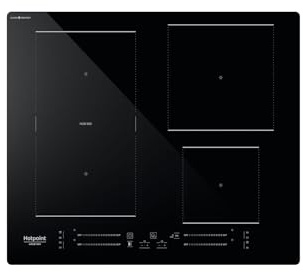 Hotpoint Ariston HS 4960C CPNE - Piano cottura, induzione, 4 fuochi, 60 cm, nero