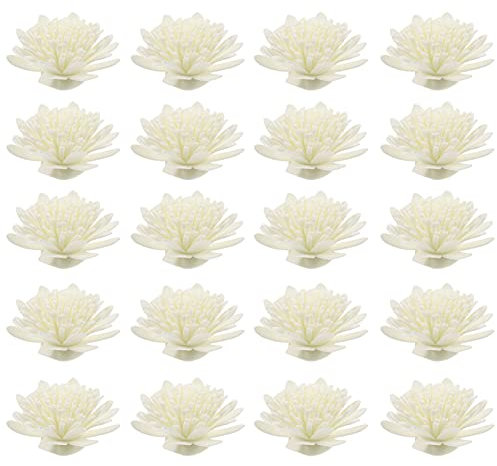 Amosfun 300stücke Diffuser Chrysanthemen Für Aromatherapie Weiße Für Raumduft Und Dekoration Für Ätherische Öle Und Parfüms Pe-Material Einfache Duftfreisetzung