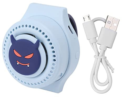 Mwrode Mini Ventilatore per Orologio Ricarica USB Ventilatore da Polso per Orologio Ventilatore Compatto Portatile per Bambini, Ufficio All'aperto E Viaggi