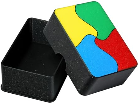 Printerchen Kartenbox für Spielkarten in blau/gelb/rot/grün (z.B. für Uno)
