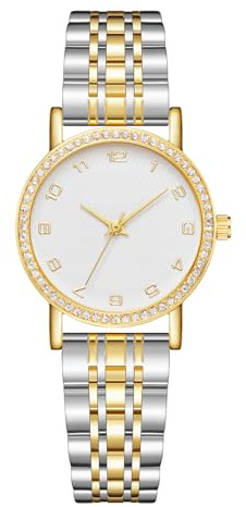 CIVO Damenuhr Edelstahl Analog Armbanduhr Damen Elegant Wasserdicht Quartz Uhr für Frauen