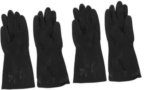Healeved 2pairs Dish Cleaning Gloves Washing up Gloves for Dishes Kitchen Food Preparation