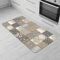 Comart - Alfombra de Cocina Austin - Impermeable - Antideslizante - Antimanchas - Lavable en Lavadora - Alfombra de poliéster - para Pasillo y Cocina - Made in Italy - Cementine Gris - 50 x 100 cm