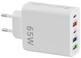 65 W Caricatore Multiplo 5 Porto Rapido Adattatore PD+QC3.0 Presa USB Multiplo per 11 12 13 14 15 16 XS X Galaxy S23 S22 S21