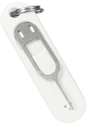 Extracteur de carte – Ouvre-fente de téléphone, outil d'éjection Sims | Broche de plateau en acier inoxydable, aiguille de libération de carte compacte, accessoire d'éjection sûr avec étui en silicone