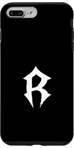 R Letter Monogram / Goth Aesthetic Name starting with R Case for iPhone 7 Plus/8 Plus