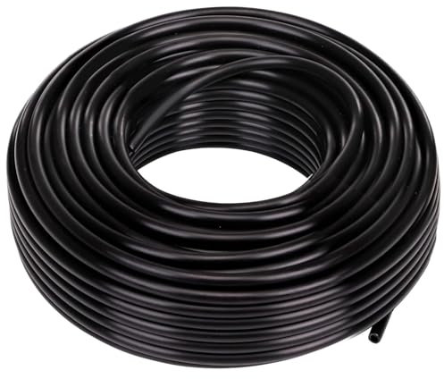 Generico Tubatura Irrigazione Giardino: Linea Distribuzione Grezzo per Irrigazione a Goccia Piccoli Giardini - Compatibile Sistemi Misting & Tubo Nebulizzatore Flessibile 8mm(1/4in) 10m(32ft)