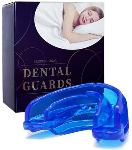 Dispositivo Anti Russamento - Bite Dentale Notturno - efficace soluzione antirussamento per uomini e donne per ritrovare un sonno tranquillo - Blu