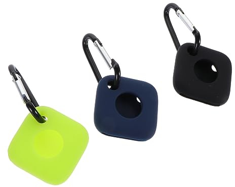 LAPYAPPE 3pcs Delicate Silicone Case for Tile Mate Keychain Protective Cover Tile Trackers Scratch Resistant Easy to Clean