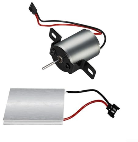 Kit completo de reparación de motor de ventilador de chimenea y accesorios de generación de energía para soplador de estufa con construcción de metal para un uso fiable