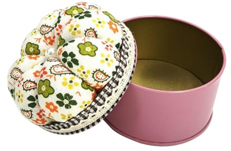Nålkudde nålhållare – sömnad pumpa nålkudde, bärbar förvaringslåda, tyg nålkudde | Dekorativ förvaringsdyna för avloppshantverk, quiltning, sömmar, tillbehör, organisatör