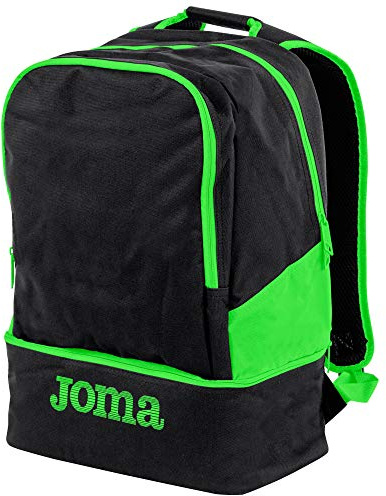 Joma Stadio III, zaino, Royal, Nero-verde Fluo, S