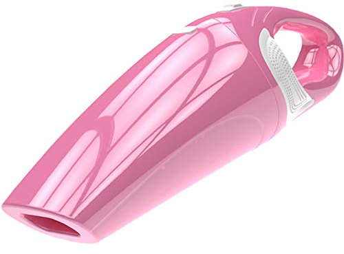 MHGLOVES Aspirapolvere A Mano, USB Aspirapolvere Portatile Potente 120W 4000PA Ricaricabile Aspiratore Senza Fili, Ideale per Casa/Ufficio/Auto (Rosa),Rosa
