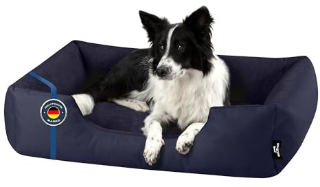 BedDog Hundbädd stora hundar – hundkudde XL – hundkorg – tvättbar hundsoffa – hundsängar för stora hundar – hundsäng – hundsäng – hundsäng – korg hund mikrofiber velour och cordura