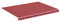 vidaXL Tissu de Remplacement pour Auvent Toile d'Auvent Tissu de Rechange pour Store Banne de Jardin Patio Terrasse Extérieur Bordeaux Rouge 4x3 m