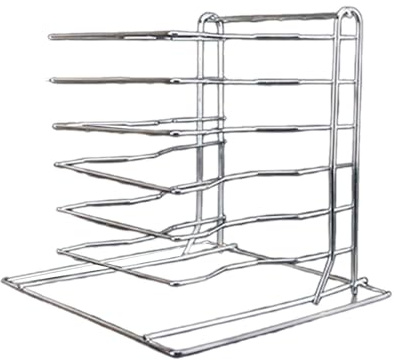 Folpus Pizza Rack Cooling Rack, Space Saving Multipurpose Table Platter Tray Baking Rack for Pizzerias, Party Camping Hotel Picnic, six layer