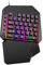 Mwqpgyh Teclado de 1 mano – Teclado programable de una sola mano | Teclado de juego profesional, controlador de juego ergonómico Plug and Play para jugadores de PC