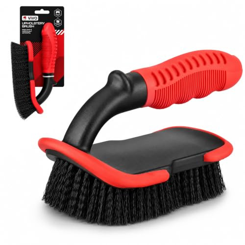 Carpet Cleaning Brush Stiff Bristle Car Carpet Brush with Ergonomic Handle Upholstery Dirt & Grime Removal Scrubber Floor Scrubbing Brush for Upholstery