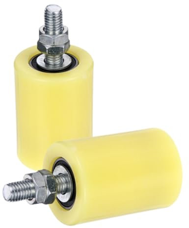 POPETPOP Lot De 2 Galets De Guidage En Nylon Pour Porte Coulissante 50x70 Mm, Roulettes Robustes De Portail Coulissant, Accessoires Pratiques Pour Installation De Portails De Cour