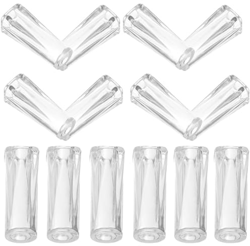 JOINPAYA 20 Perillas Transparentes de Plástico para Tiradores de Cordón de Persianas Enrollables, Accesorios de 34 Mm, 20 Piezas para Decoración y Reparación de Cortinas Hogar