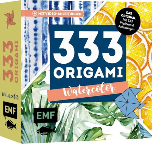 333 Origami – Watercolor: Mit Anleitungen und 333 feinen Papieren