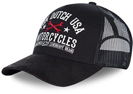 Tracker Kappe Herren Ultraweich, Cap Herren, Garage, Natürlich, Schwarz, Einheitsgröße