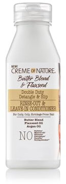 Butter Blend & Flaxseed Double Duty Detangle & Slip Rinse-Out & Leave-In Conditioner