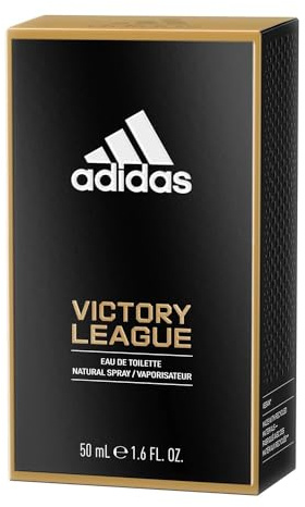 adidas Victory League Eau de Toilette - Profumo stimolante da uomo con olio essenziale e muschio, 50 ml