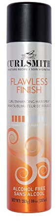 Curlsmith Flawless Hairspray - Strong Hold Hairspray for Curls, Humidity-Resistant Hairspray, Frizz Control, Long-Lasting Hold Spray for Curly Hair, For All Curl Types, Vegan & Cruelty Free (10oz)