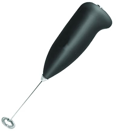 PARENCE.- Montalatte elettrico alimentato a batteria con frusta/schiuma di latte rapido in acciaio inossidabile caldo o freddo. - Cappuccino, cioccolata calda, frullato di cioccolato.