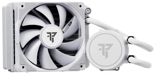 Tempest Liquid Cooler Refrigeración Líquida PC, 120mm, Intel y AMD, Silenciosa, Sin RGB, Sellado, Minimalista, Refrigeración Blanca