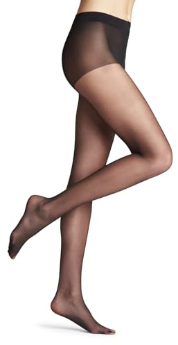 FALKE Damen Corset 20 DEN Strumpfhose feines weiches Material transparent matt reißfest druckfreier Komfortbund verstärkte Fußspitze Feinstrumpfhose mit Naht hinten 1 Stück