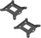 LT Easiyl 2Pcs CPU Heatsink Backplate Bracket Compatible with LGA 1150 1155 Motherboard CPU Fan Cooling Mounting Sheet Plate Replacement for Computer
