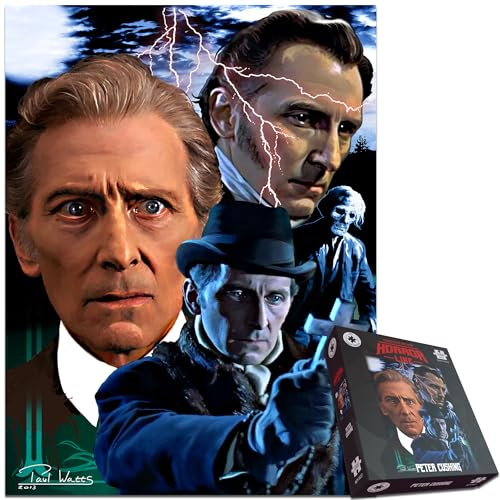 Peter Cushing King Of Horror Movie Jigsaw Puzzle – 1000 Piece Collector’s Edition – Classic Cult Horror Films Tribute Size 66x 50 CM