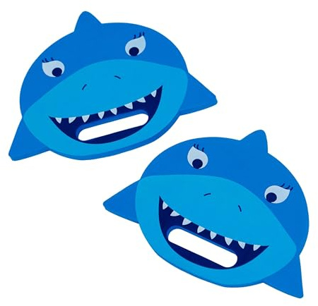 FINIS Floatie Friends Hand Float Learn-to-Swim Aids for Children - Shark (Set of 2)