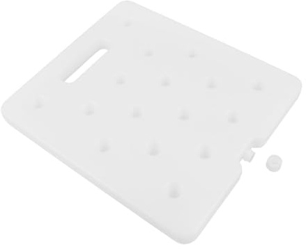 Hemobllo Boîtier de Refroidissement en Plastique Blanc Grosse Capacité Fête | Packs Réfrigérants Réutilisables, Usage Shipping et Outdoor, Format Portable Léger, Solution Froide Solide
