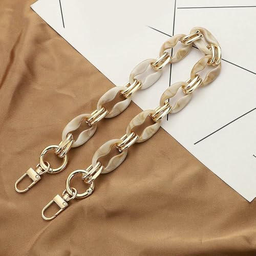 GUOZHAN 40/60cm Acryl Taschenkette Taschengurt Abnehmbare Taschenaccessoires Damenkette für Taschen Geldbörsenkette Taschengriff