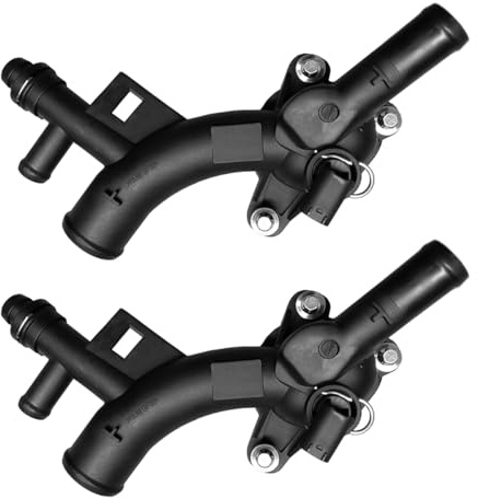 Hoite 25193922 Brida de refrigerante 103086 Termostato, termostato de tres vías, apto para Astra J Insignia Zafira C 1.4 Opel Adam