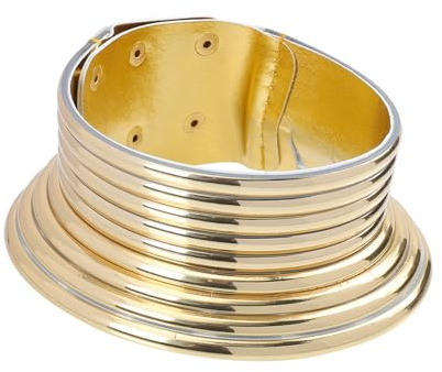 Uonlytech Afrikanischer Tribal Halskragen aus Breiter Punkiger Statement Collar Modischer Gothic Schmuck für Frauen Vielseitig für Party Hochzeit Bühne und Alltag Eleganter Ethno look