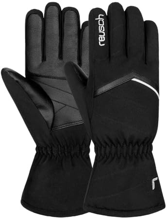 Reusch Marisa Damen Finger Skihandschuhe - 7 | warme Hände bei Schnee & Kälte, griffiger Halt unterwegs, naturfaser für Wärme & Klimakomfort, wetterschutz bei Nässe