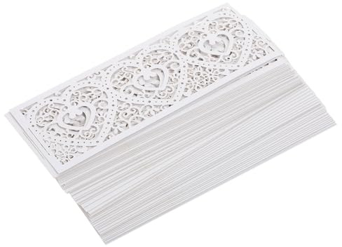 BESTonZON 50 Piezas Cubierta Hueca de Vela LED Diseño de Corazón | Velas de Té y Candelas Electrónicas, Montaje Sencillo, Adecuado para Compromiso y Aniversario