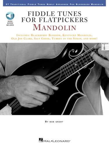Bob Grant Fiddle Tunes For Flatpickers Mandolin Book/Cd