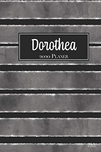 Dorothea 2020 Planer: A5 Minimalistischer Kalender Terminplaner Jahreskalender Terminkalender Taschenkalender mit Wochenübersicht