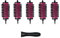 LIGICKY Haarbürsten set rundbürste Mit Abnehmbaren Rollen Rundes Styling Werkzeug für lockiges Haar, 5 Rollen (5,3 cm) + 1 Griff, Medium