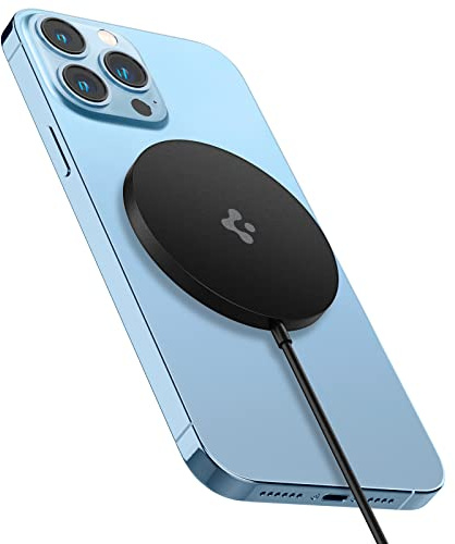 Spigen ArcField [MagFit] Fast Magnetic Wireless Charger For MagSafe Case Compatible with iPhone 14 13 12 Mini 12 Pro 12 Pro Max