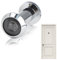 Spioncino per Porta,220° Angolo di Visione,Antifurto Resistente Copertura Privacy,Installazione su porta da 35-60 mm Spessore,Privacy Sicurezza Casa Ufficio Hotel,Spioncino Porta(Argento)