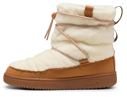 PUMA Snowbae Suede WNS Sneaker för kvinnor, Frostad elfenben karamell latte, 39 EU