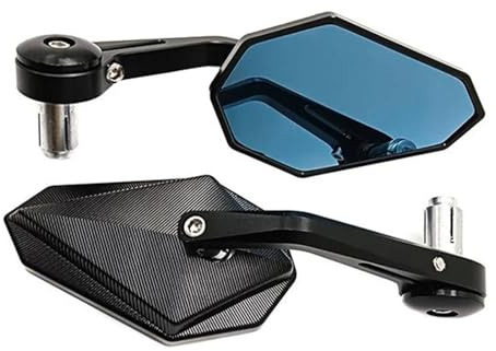 Specchietti Retrovisori Laterali Da 7/8 Per Estremità Manubrio Moto Per Yamaha MT03